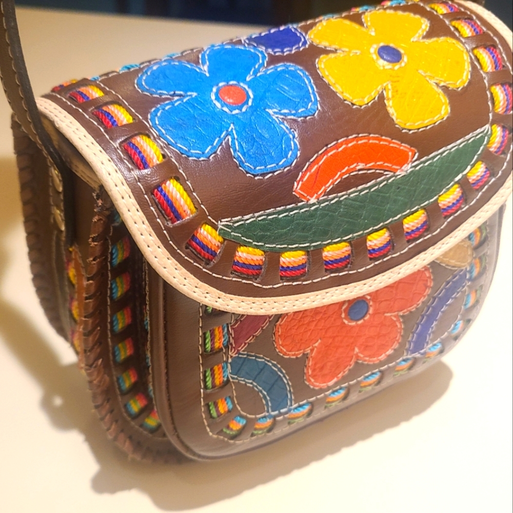 Crossbody leather purse,  handmade leatther bags